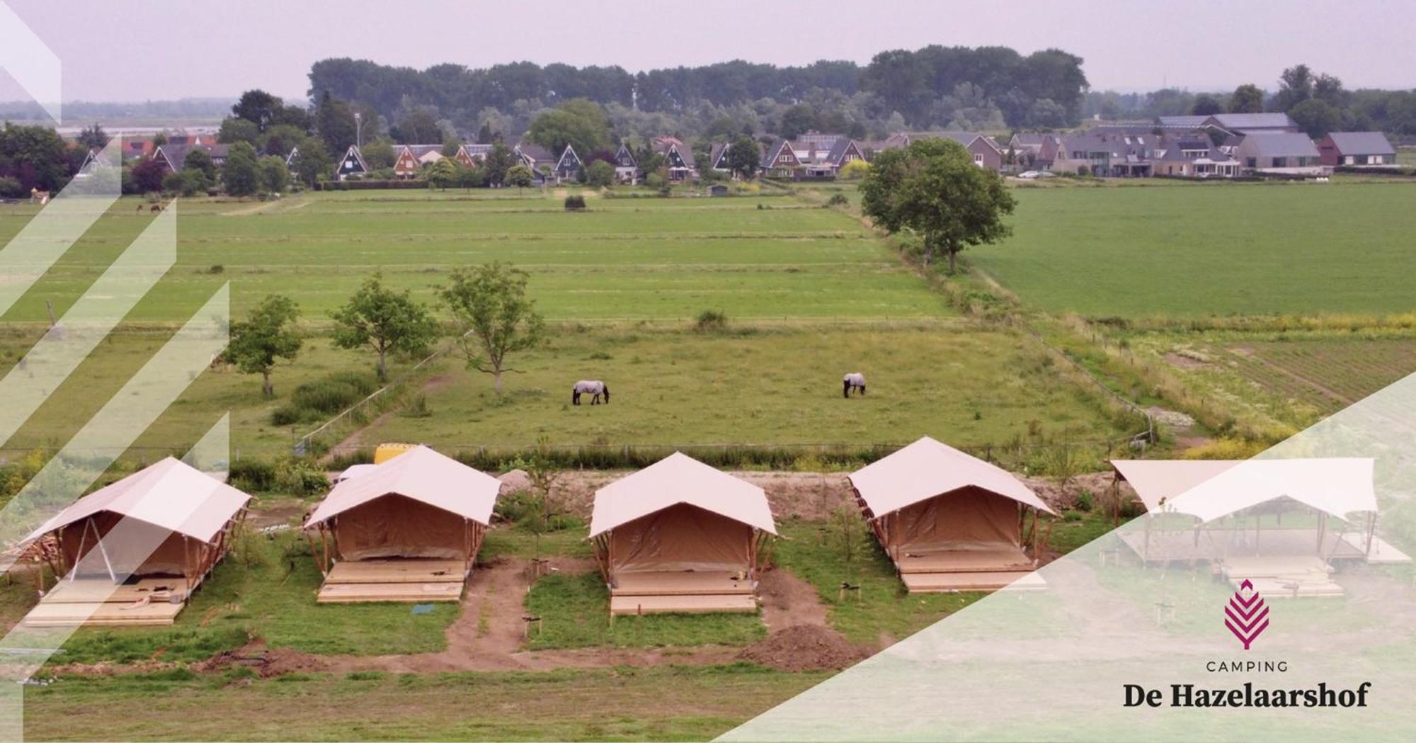 De Hazelaarshof Luxe Glampingtent Bij Natuurgebied De Millingerwaard Luxury tent